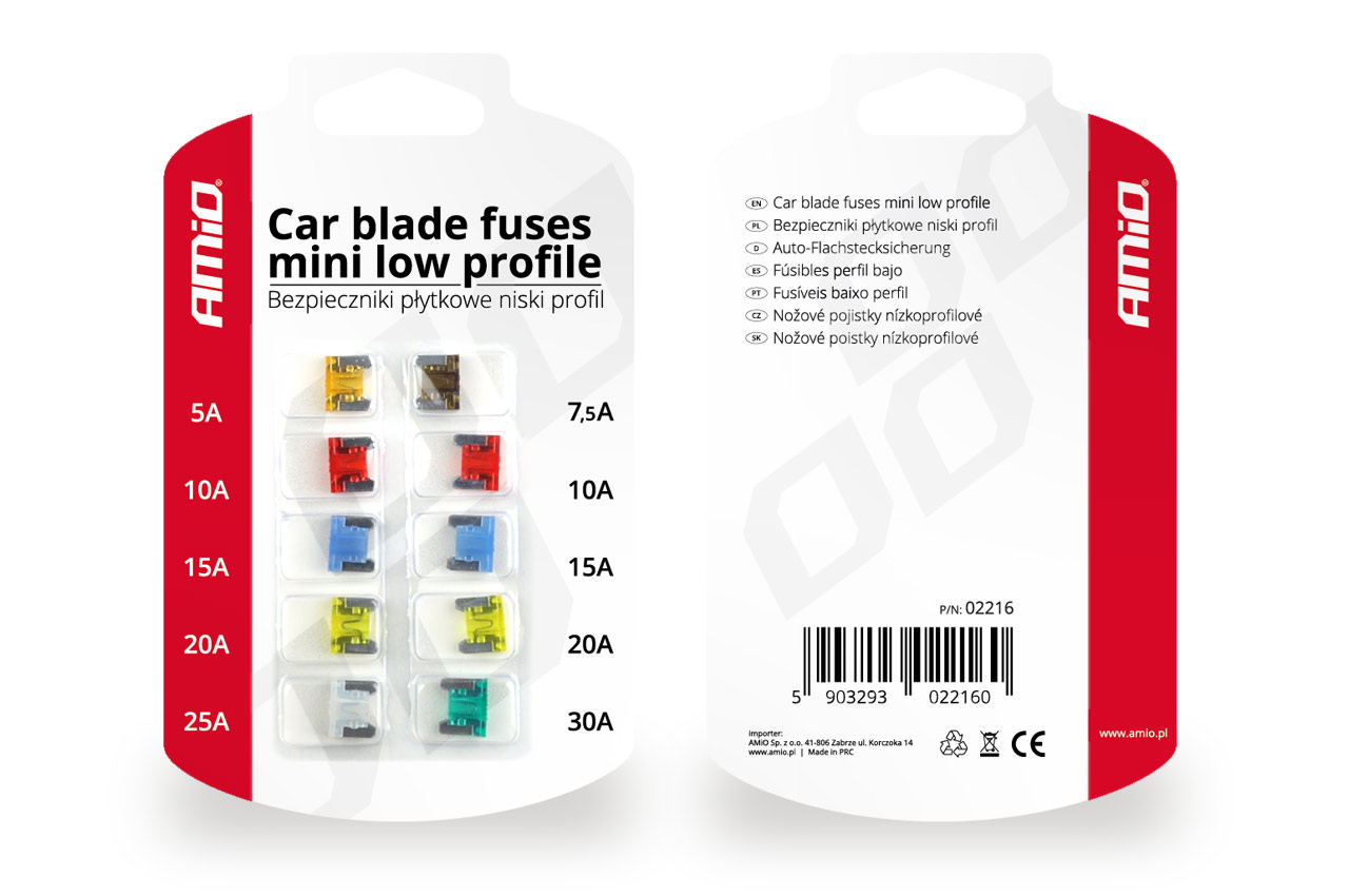 CONJUNTO FUSÍVEIS MINI PERIL BAIXO 10PÇS