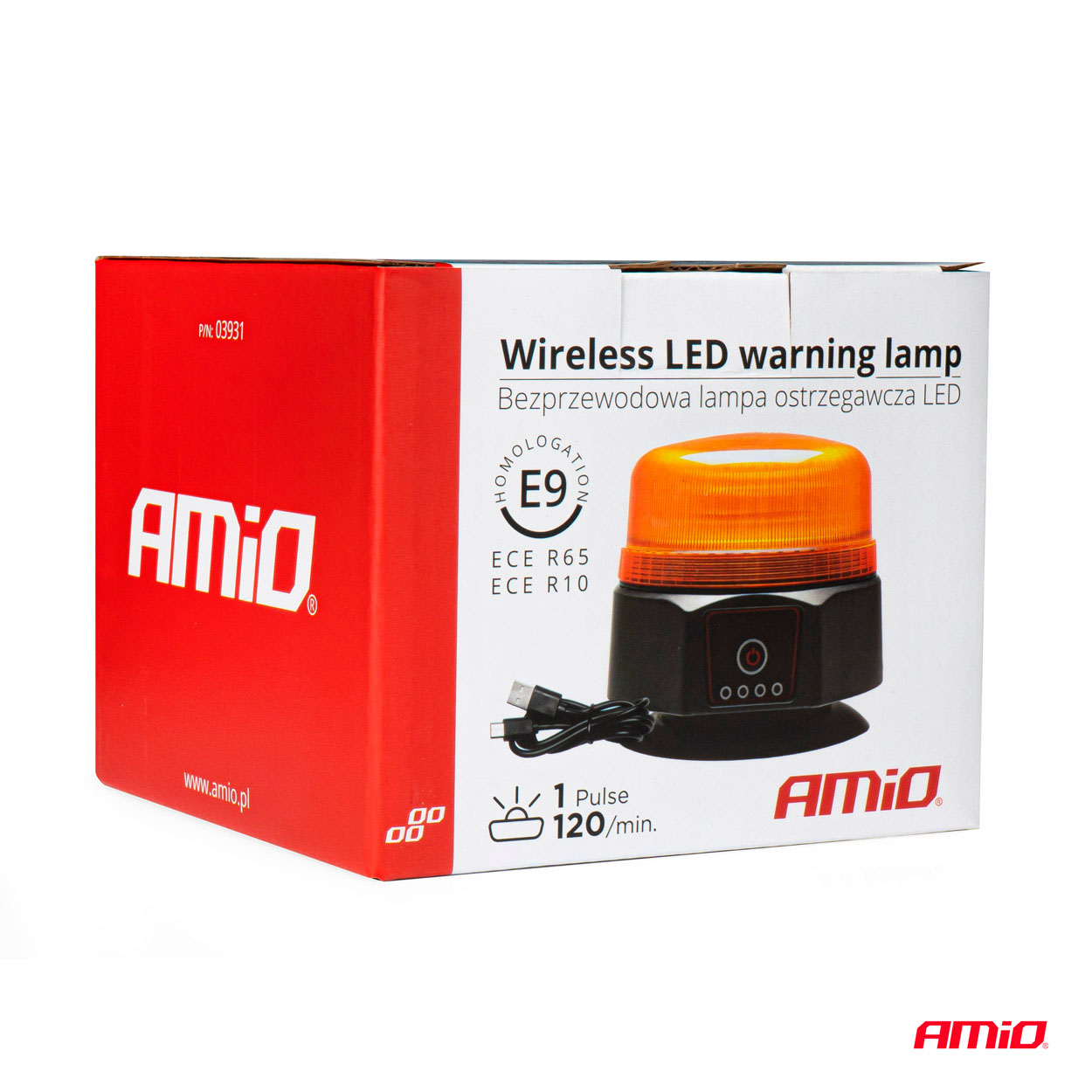 PIRILAMPO STROB LED S/FIOS 12/24V ECE R65