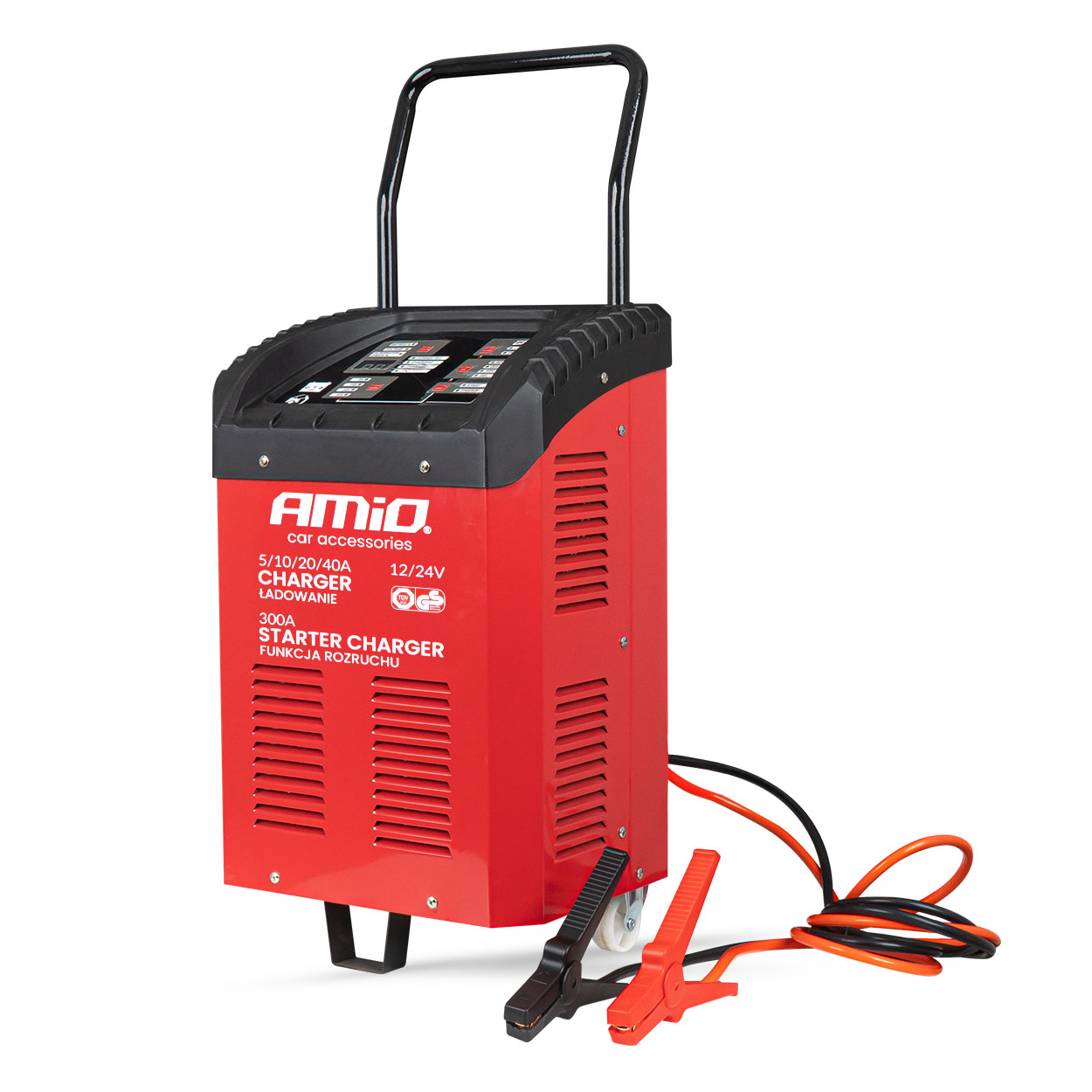 CARREGADOR max. 40A,12V/24V + BOOSTER ARRANQUE 300A