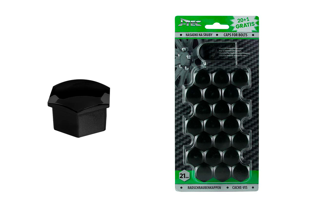 TAMPAS PARAFUSOS 21MM PRETO