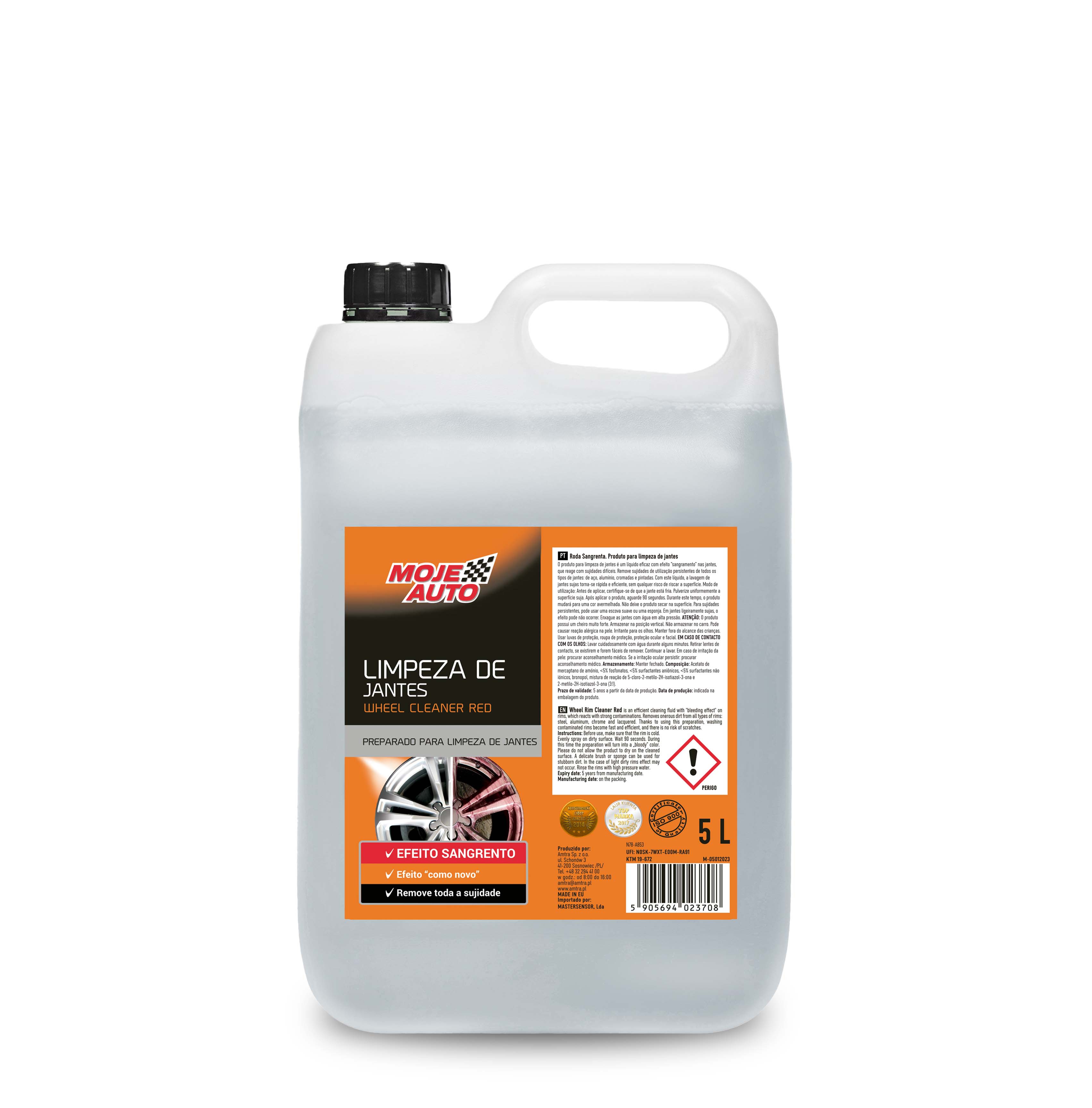 LIMPEZA DE JANTES - VERMELHO - EXTRA FORTE - 5L