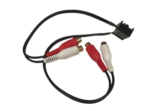 ADAPTADOR AUX LINEOUT AUDI/SEAT/SKODA/VW  12PINOS 4RCA FEMEA