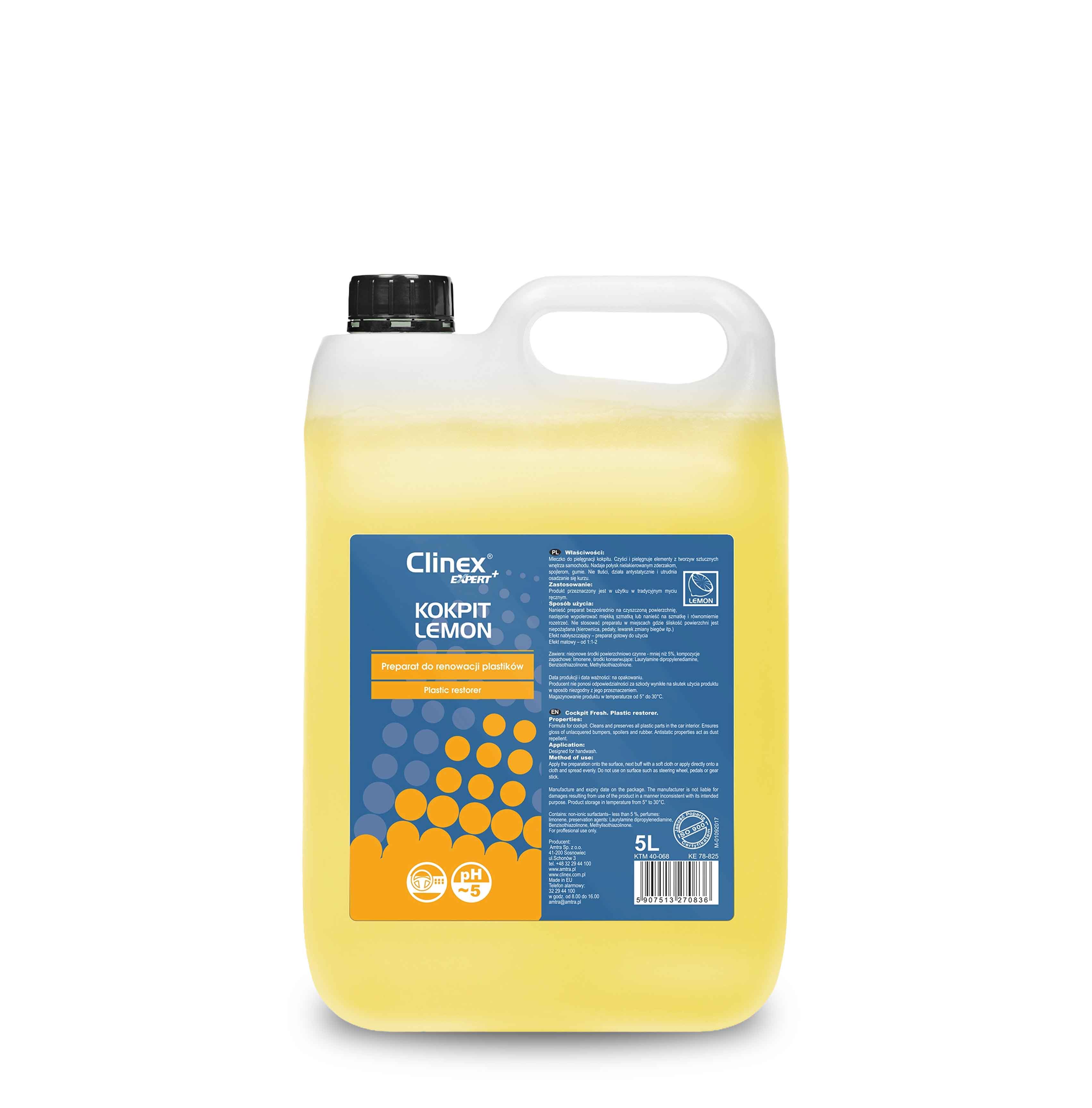CLINEX EXPERT+ LIMPEZA COCKPIT LIMÃO 5L