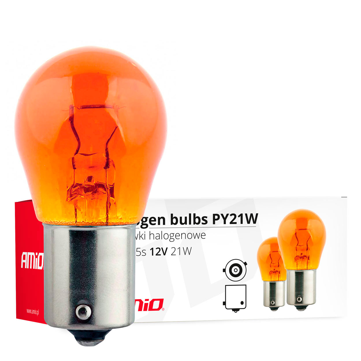 LAMPADA BAU15S PY21W 12V 10pcs