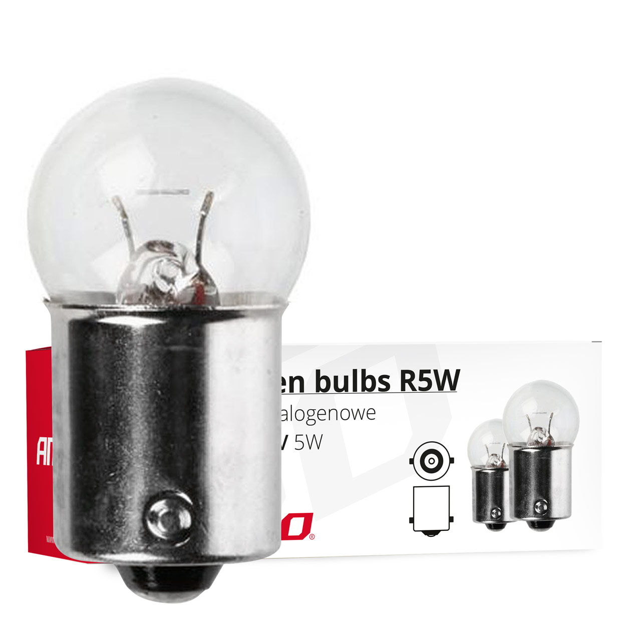 LAMPADA R5W BA15s 24V 10pcs