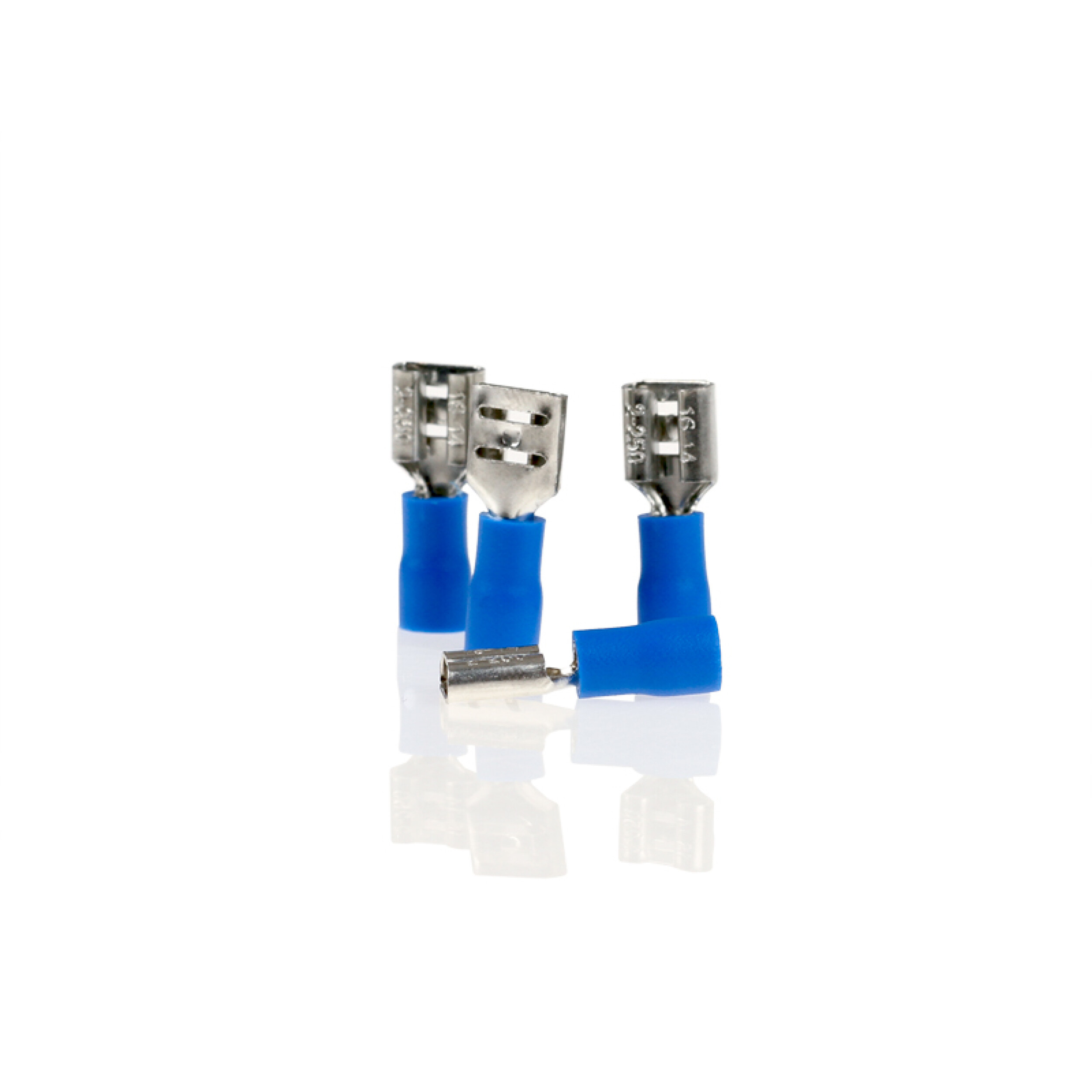 TERMINAL ISOLADO FÊMEA 5.6MM 10PÇS AZUL