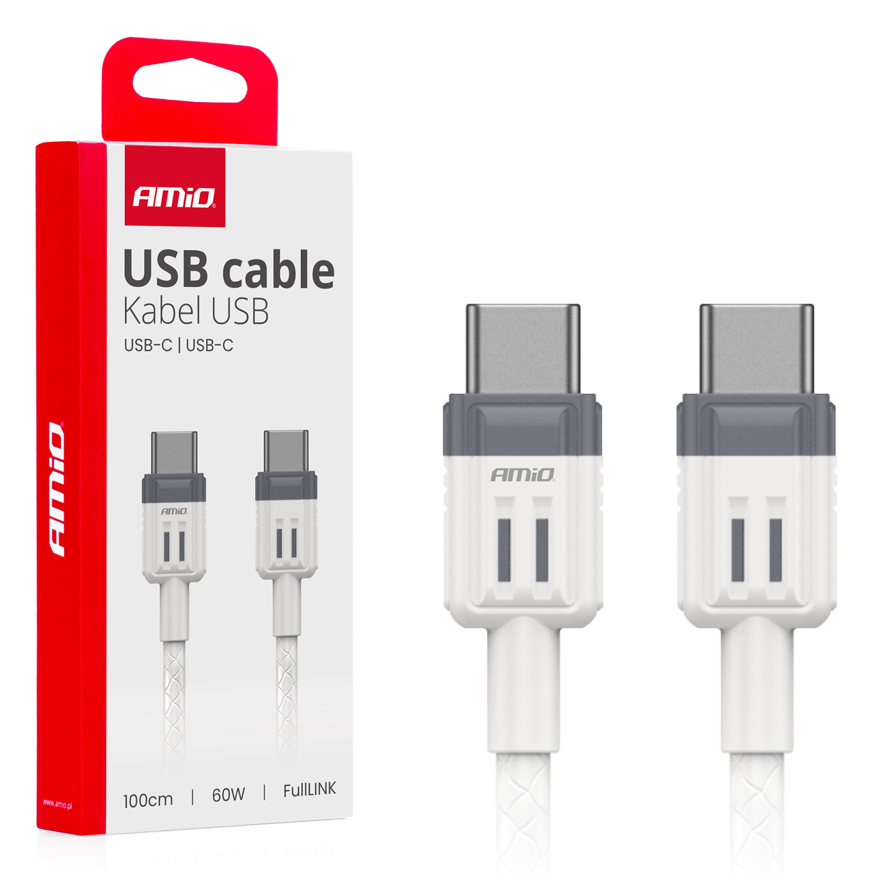 CABO USB a USB-C 60W 100cm