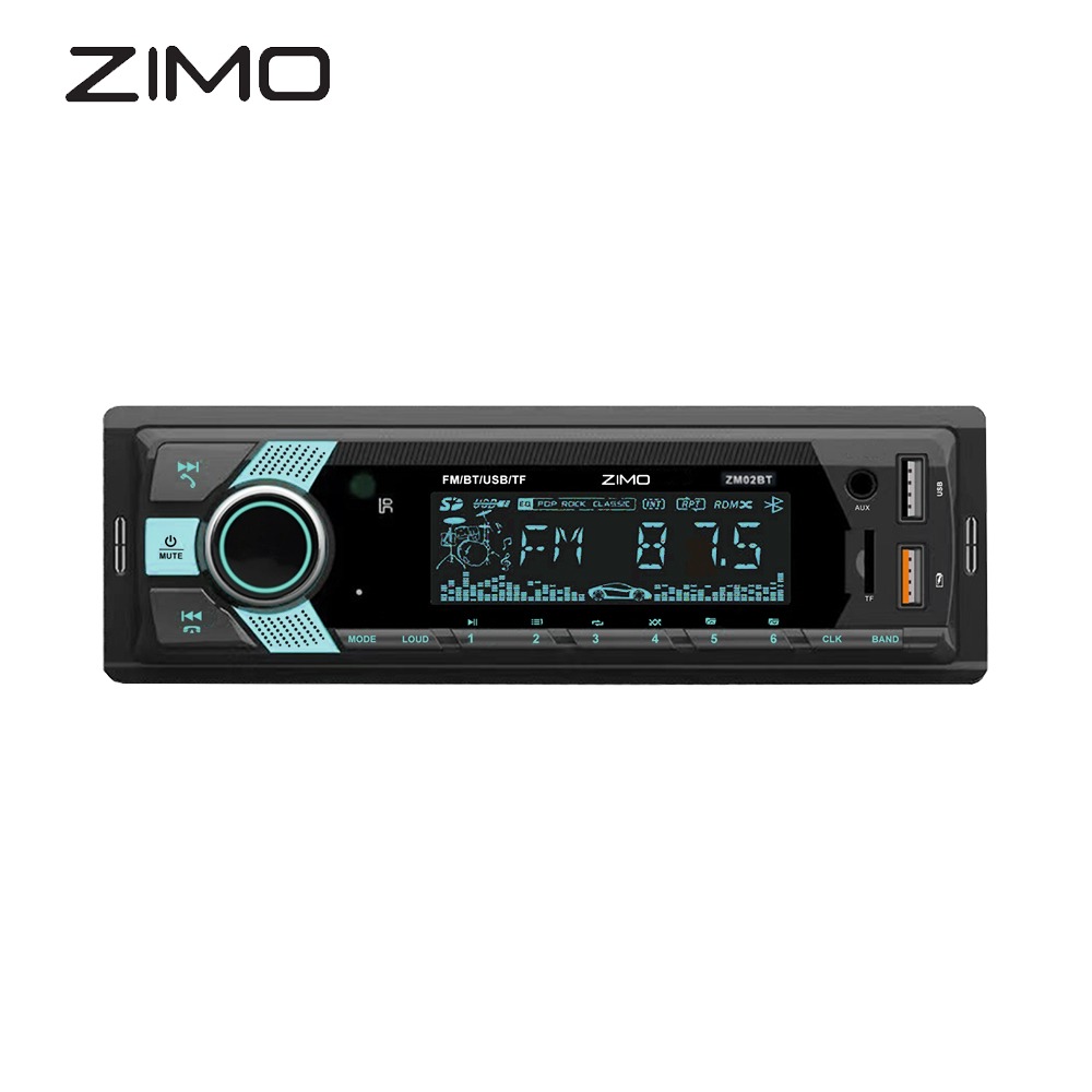 AUTO RÁDIO ZIMO ZM02BT BT/USB/SD/ID3/APP/AUX+ISO