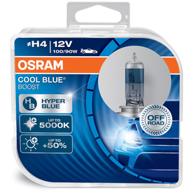 PACK LAMPADAS OSRAM COOL BLUE BOOST H4 12V 100/90W