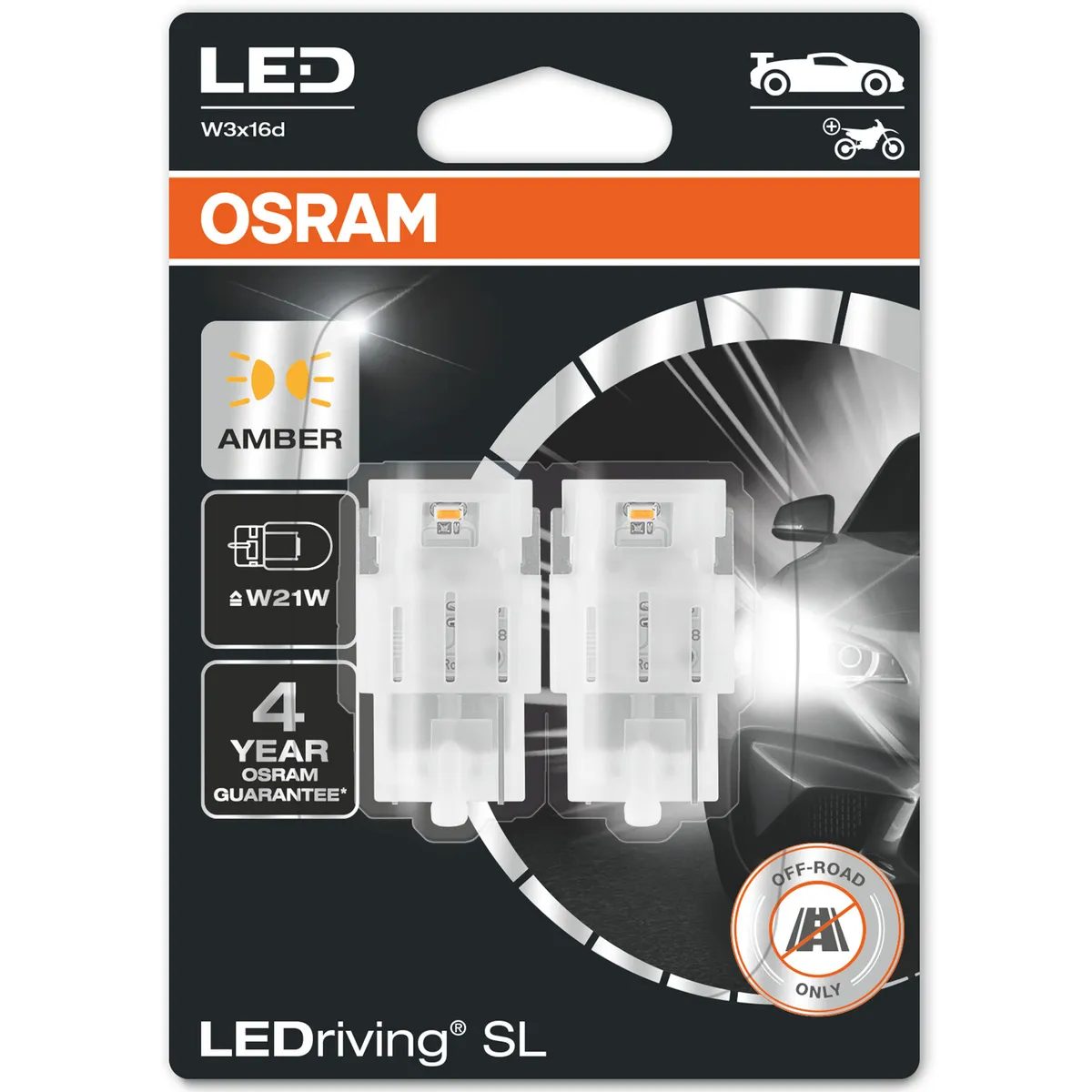 LÂMPADAS OSRAM WY21W LEDriving® SL 1.3W