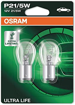 LAMPADA HALOGENIO OSRAM 12V21/5W 7528 BAY15D ULTRA LIFE 2UNI