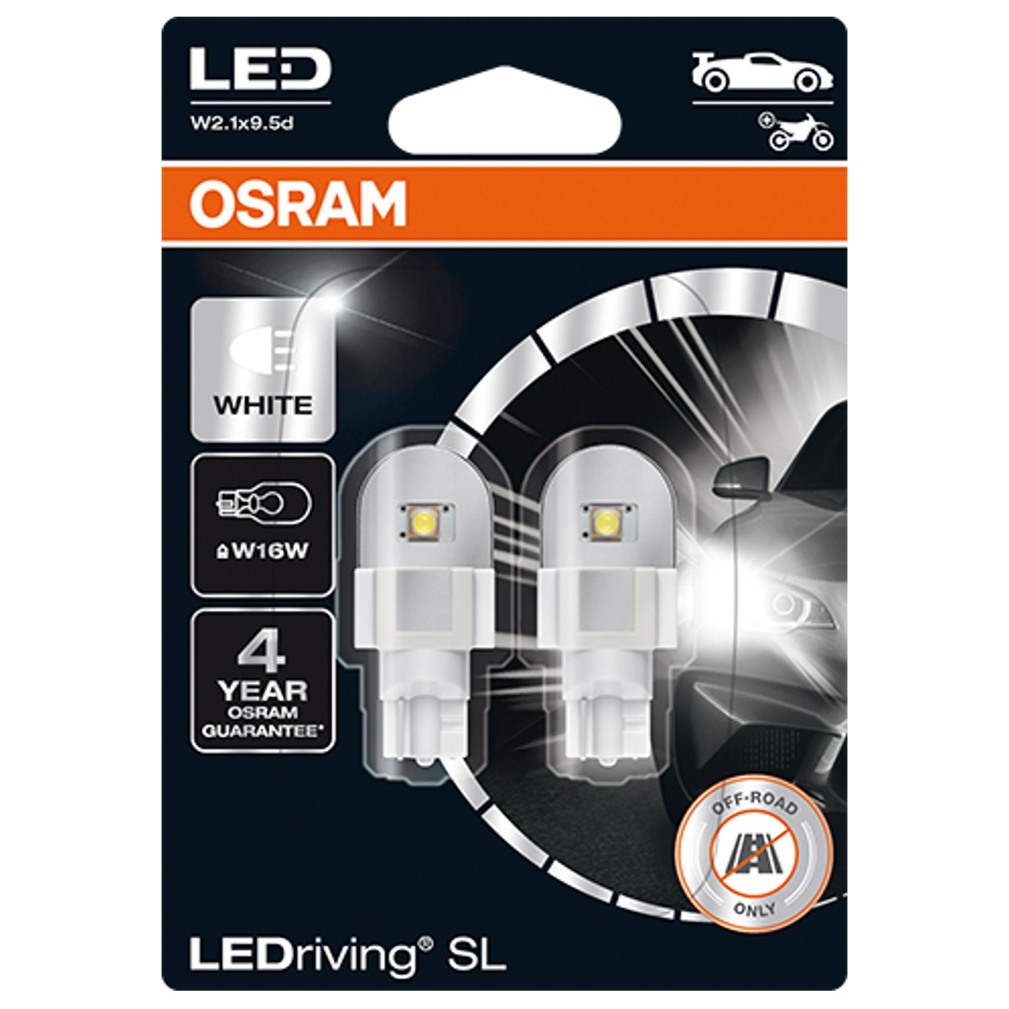 OSRAM LEDriving® W2.1X9.5d W16W BRANCO 6000K, 2,1W