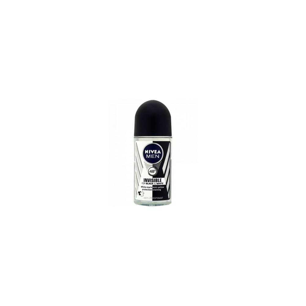 Desodorizante Roll-On NIVEA Men Black White Invisible 50ml