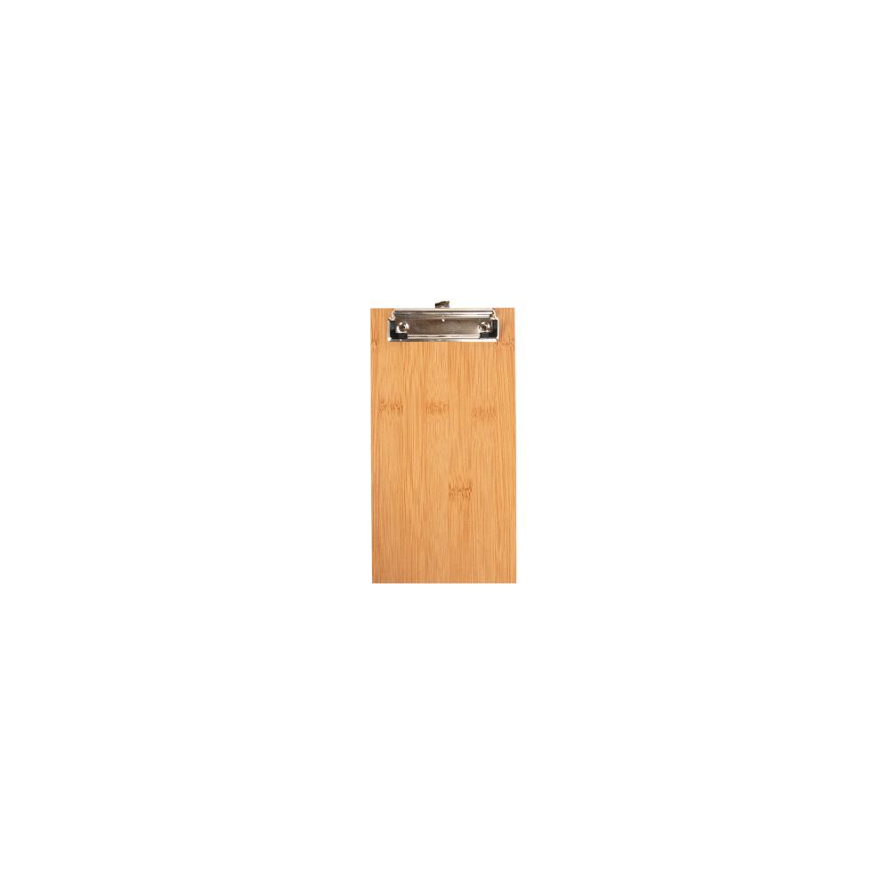 Porta Menus 13x24,5x0,4cm c/Clip Bambu 1un