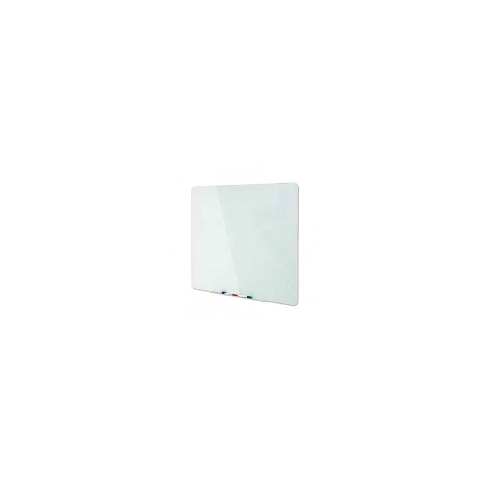 Quadro Vidro Magnético 90x60cm Branco GL070101