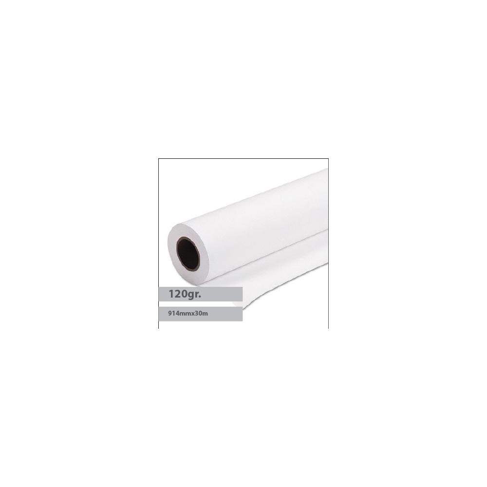 Papel 0914mmx030m 120g Premium Coated Evolution 1 Rolo