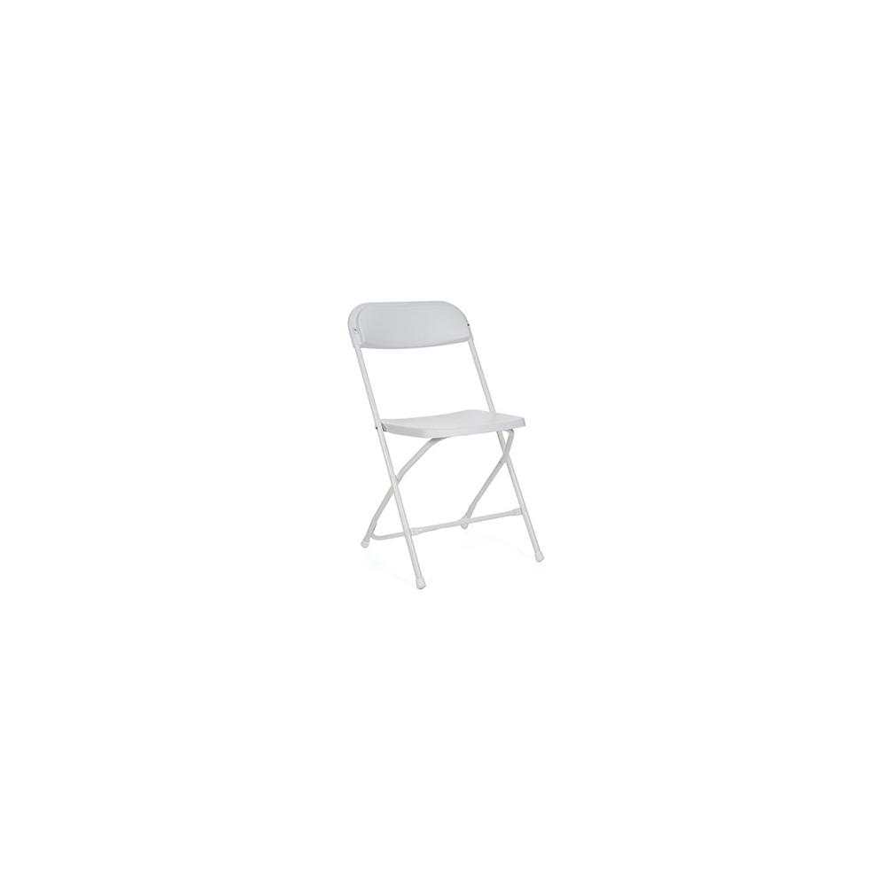 Cadeira Dobrável Plástica Branco