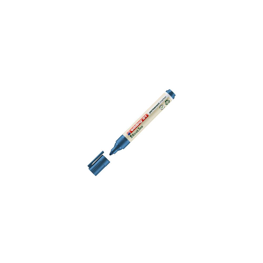 Marcador Permanente Grosso Azul 1,5-3mm Edding e-21 1un