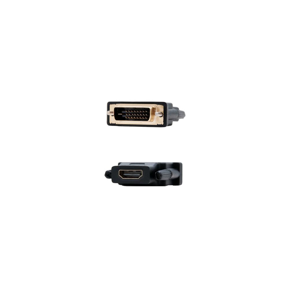 Adaptador DVI 24+1 Macho / HDMI Fêmea