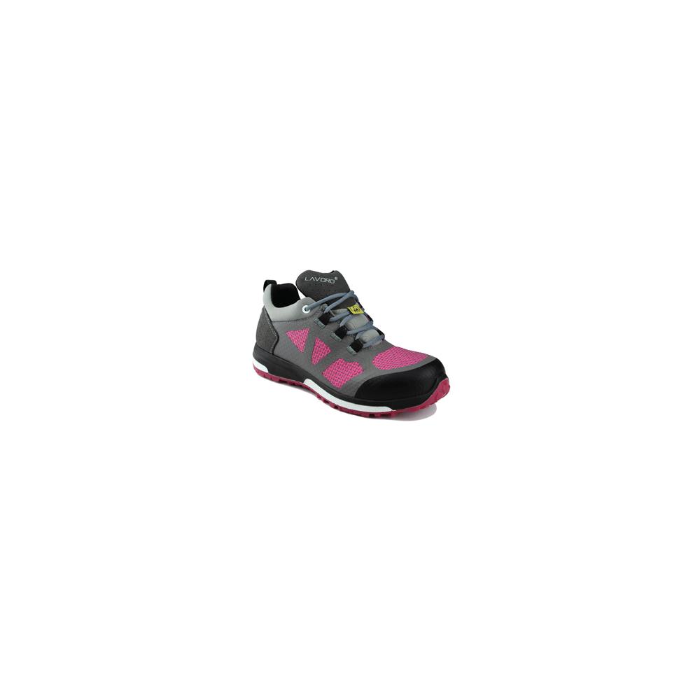 Sapatos Tamanho 35 Baixo S3 HRO SRC Leia Cinza/Rosa