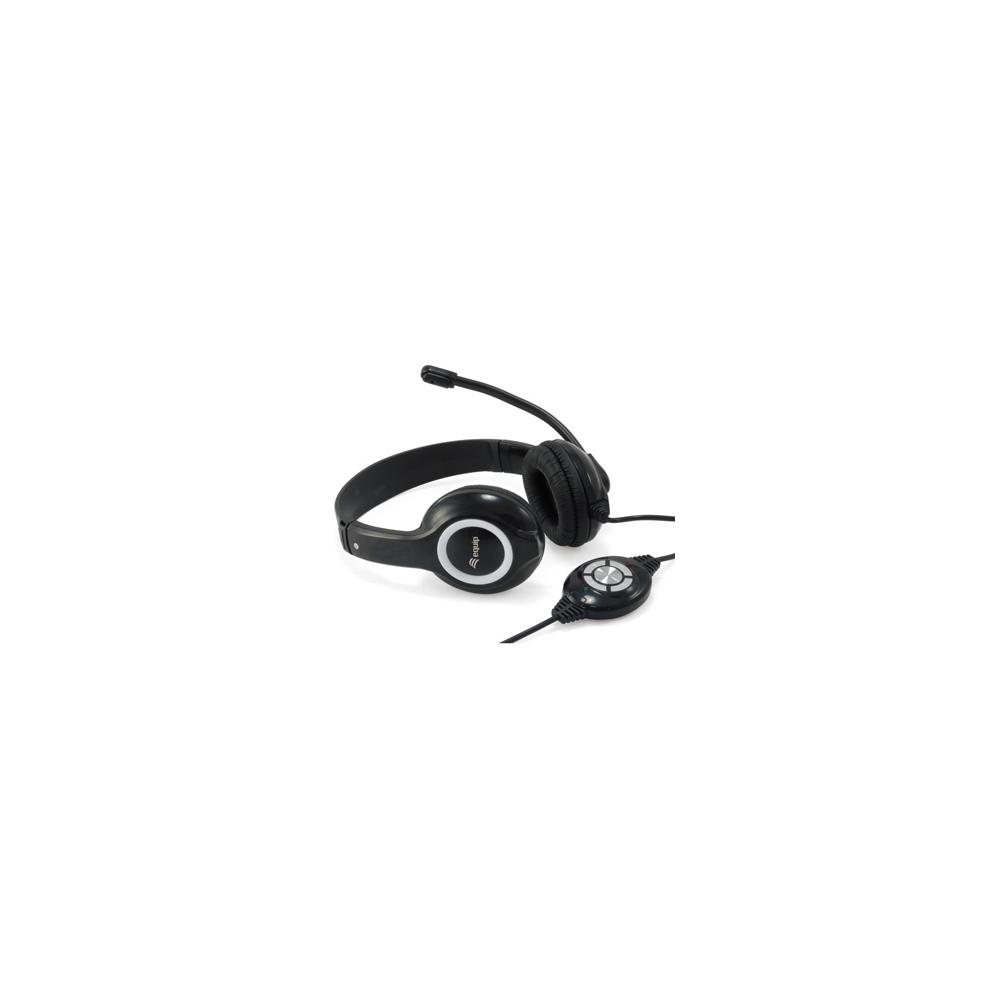 Headset Equip Life 245301 USB Preto