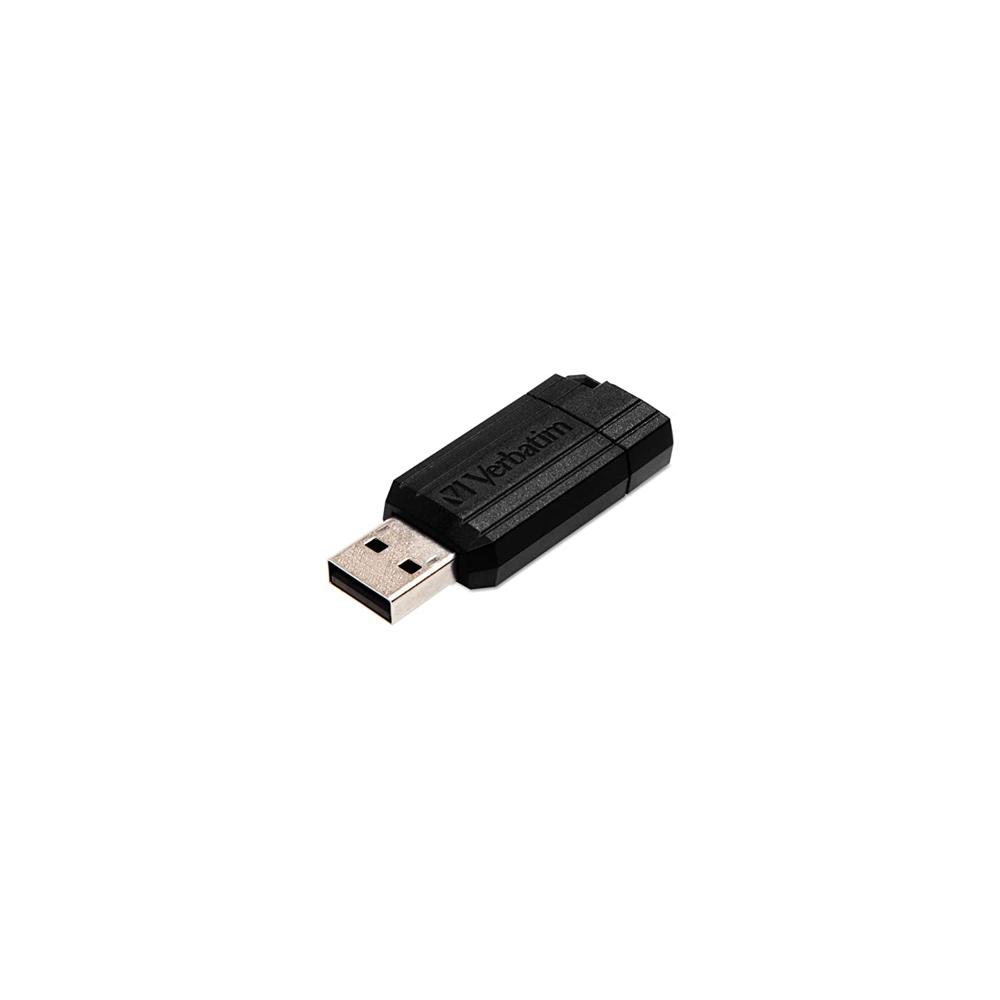 Pen Drive USB-A 2.0 32GB VERBATIM PINSTRIPE Preto
