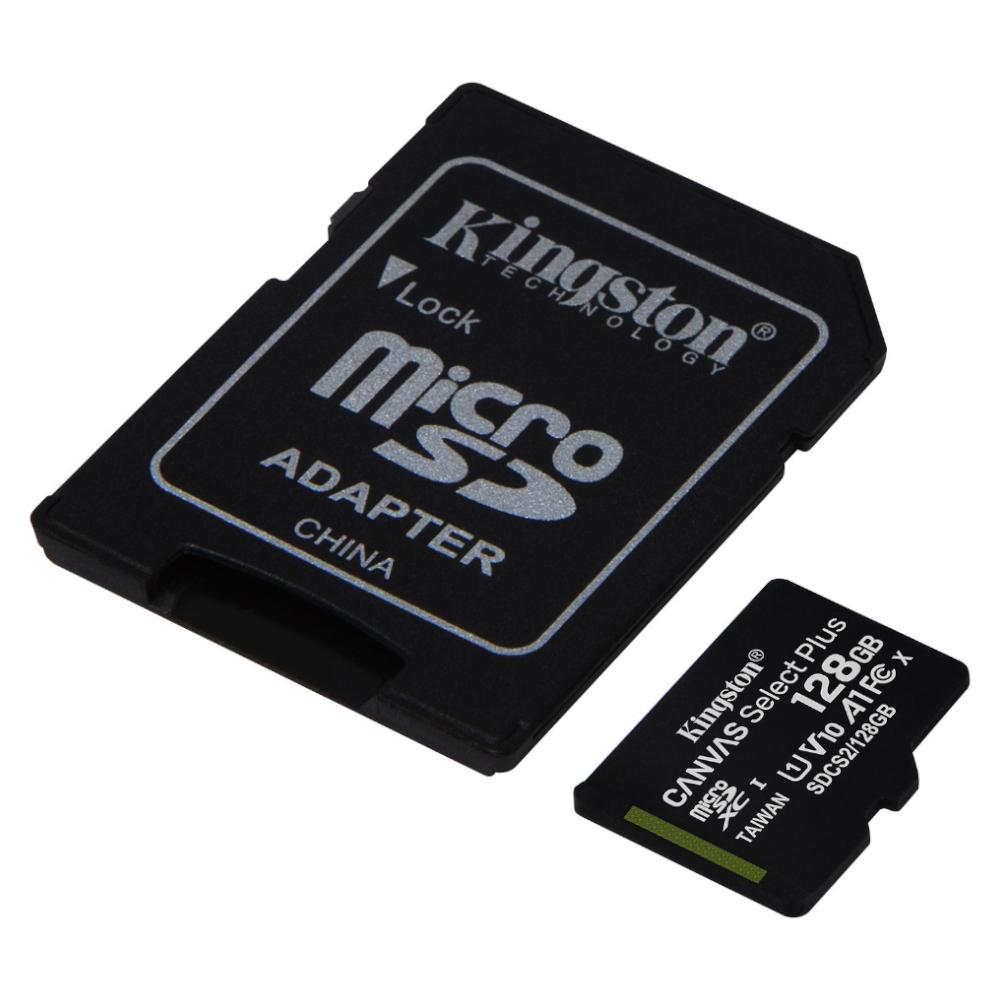 Cartão Memória micSDXC 128GB KINGSTON Canvas Select Plus