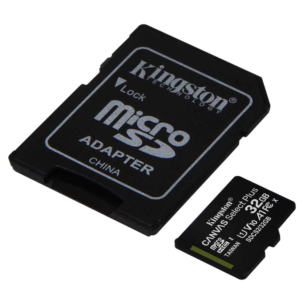 Cartão Memória micSDXC 32GB KINGSTON Canvas Select Plus