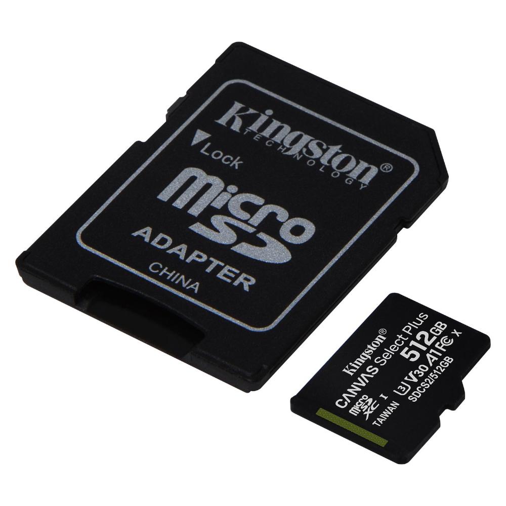 Cartão Memória micSDXC 512GB KINGSTON Canvas Select Plus