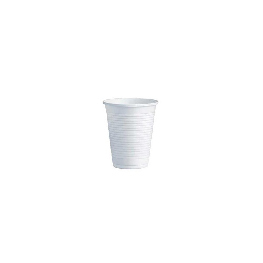 Copos Plástico 200ml Branco (Água/Chá) 100un