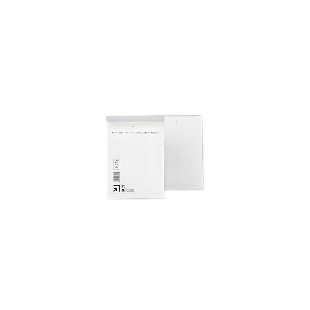 Envelope Almofadado 150x215mm Branco Nº0 3/C 1un