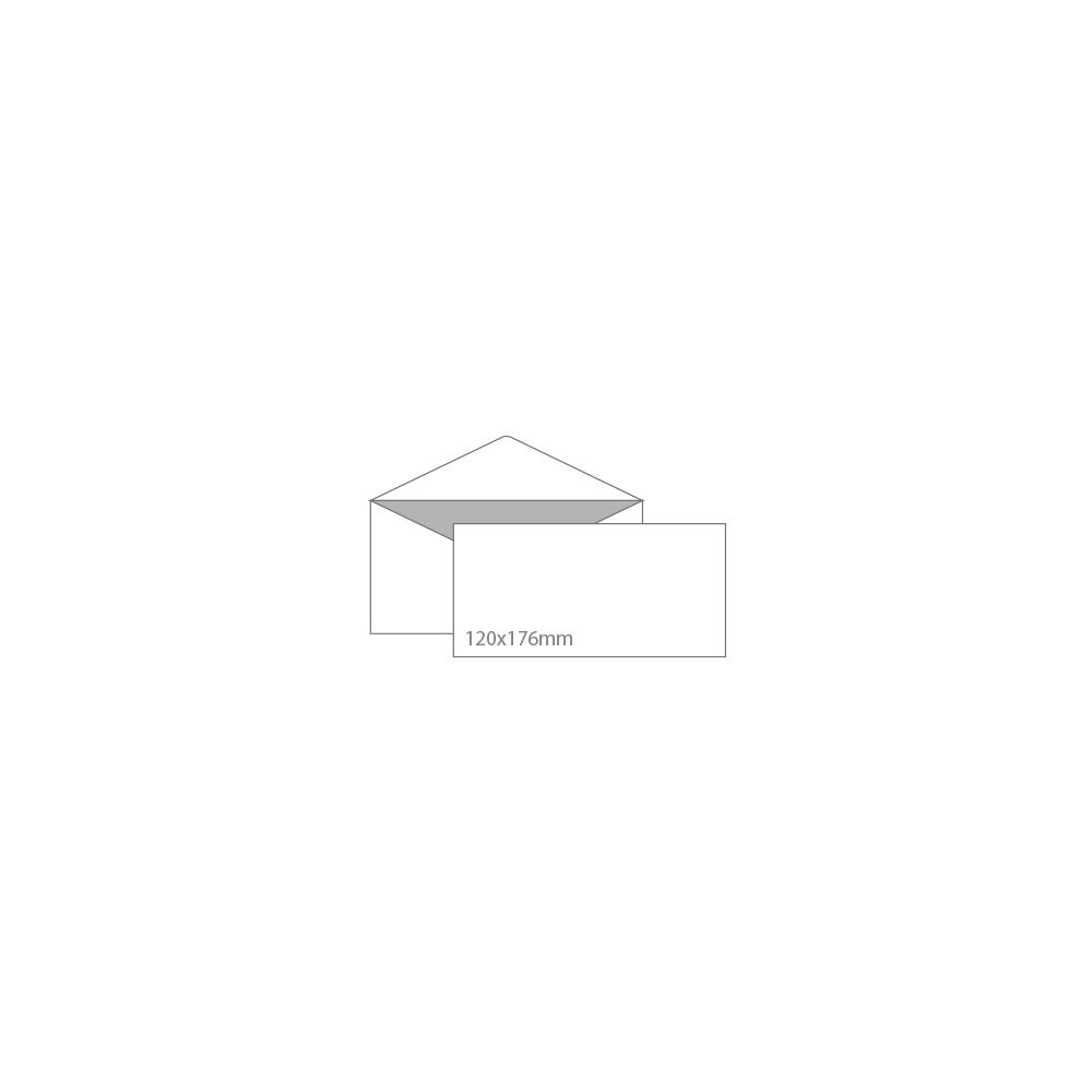 Envelopes 120x176mm B6 Branco Pala em Bico 500un