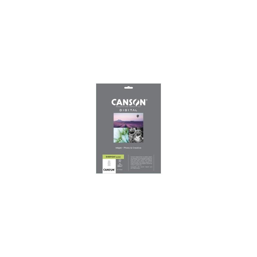 Papel 200gr Foto Canson Everyday Glossy A4 15 Folhas