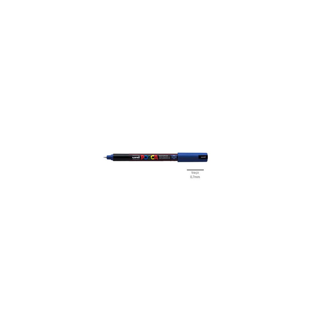 Marcador Uniball Posca PC-1MR 0,7mm Azul (33) 1un