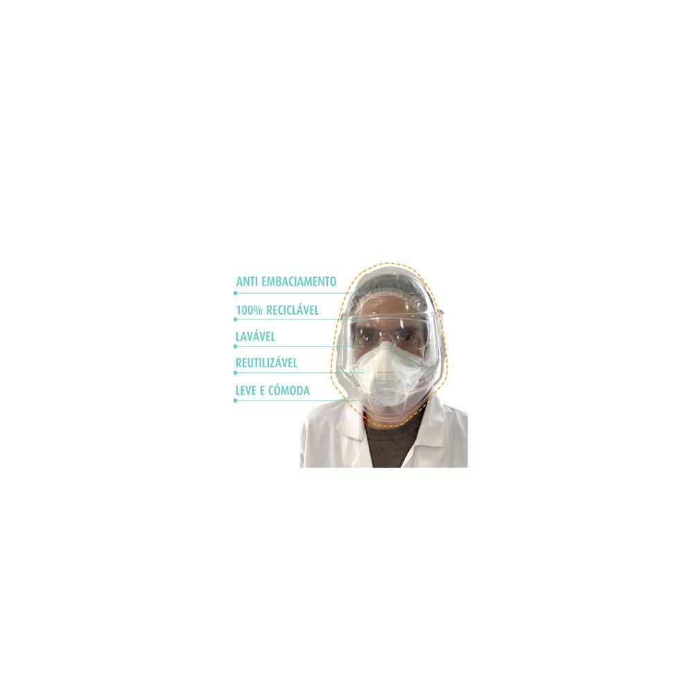 Viseira Facial Proteção Individual Autorizada ASAE 1un
