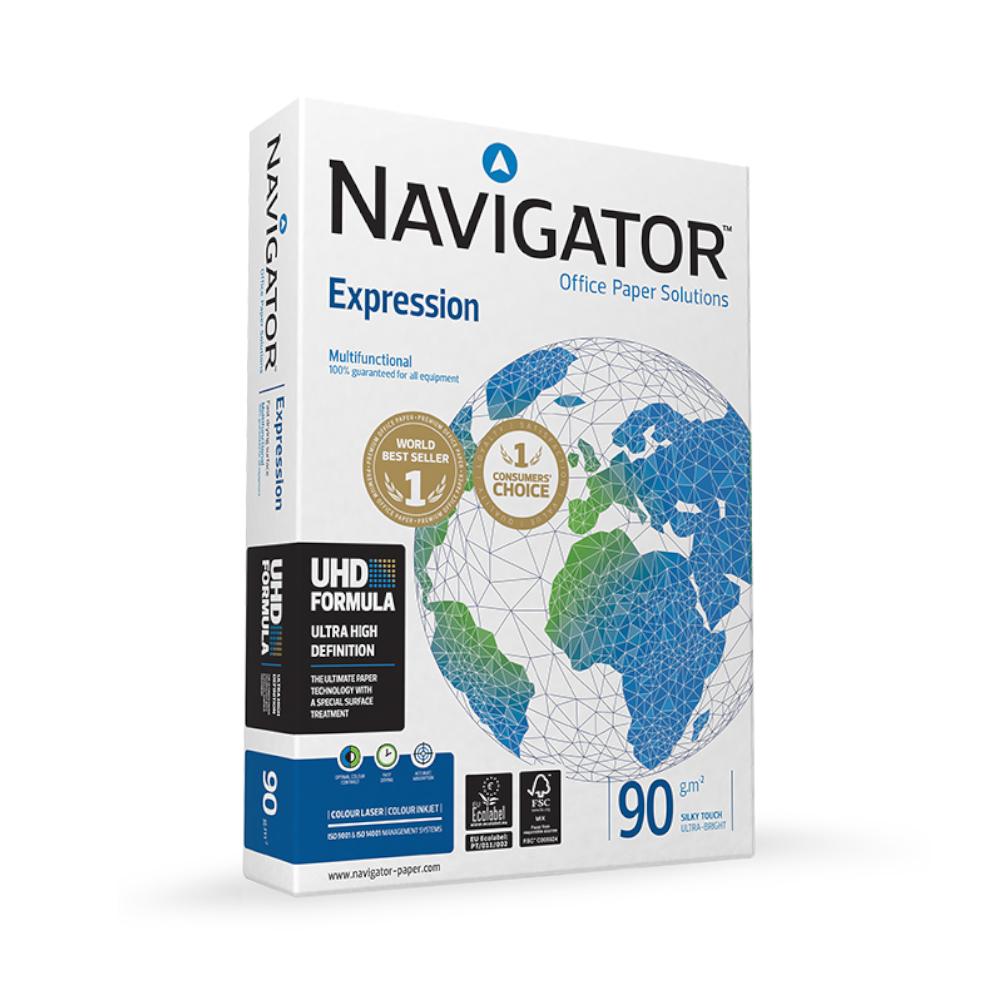 Papel 090gr Fotocopia A3 Navigator Expression 1x500Fls