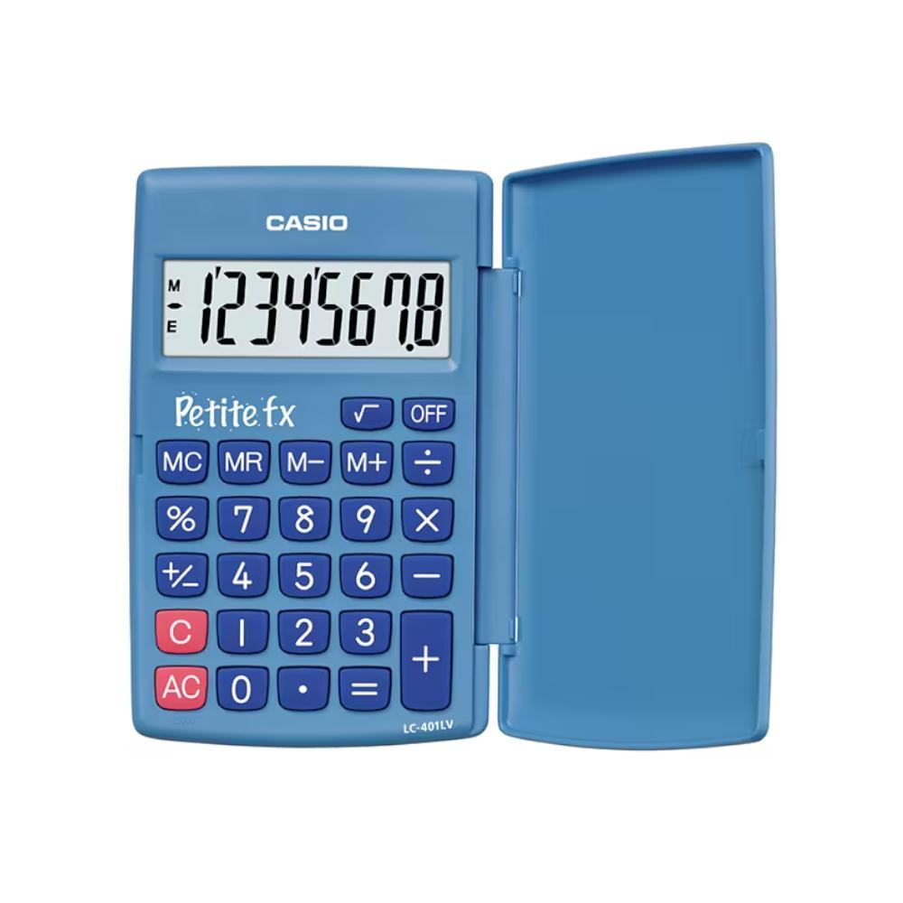 Calculadora de Bolso Casio LC401LV Azul 8 Digitos