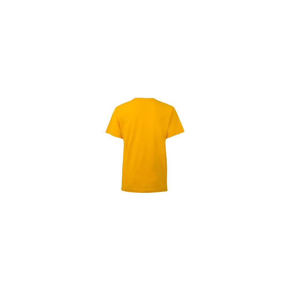 T-Shirt Criança Algodão 155g Amarelo Tamanho 7/8 Pack 2un