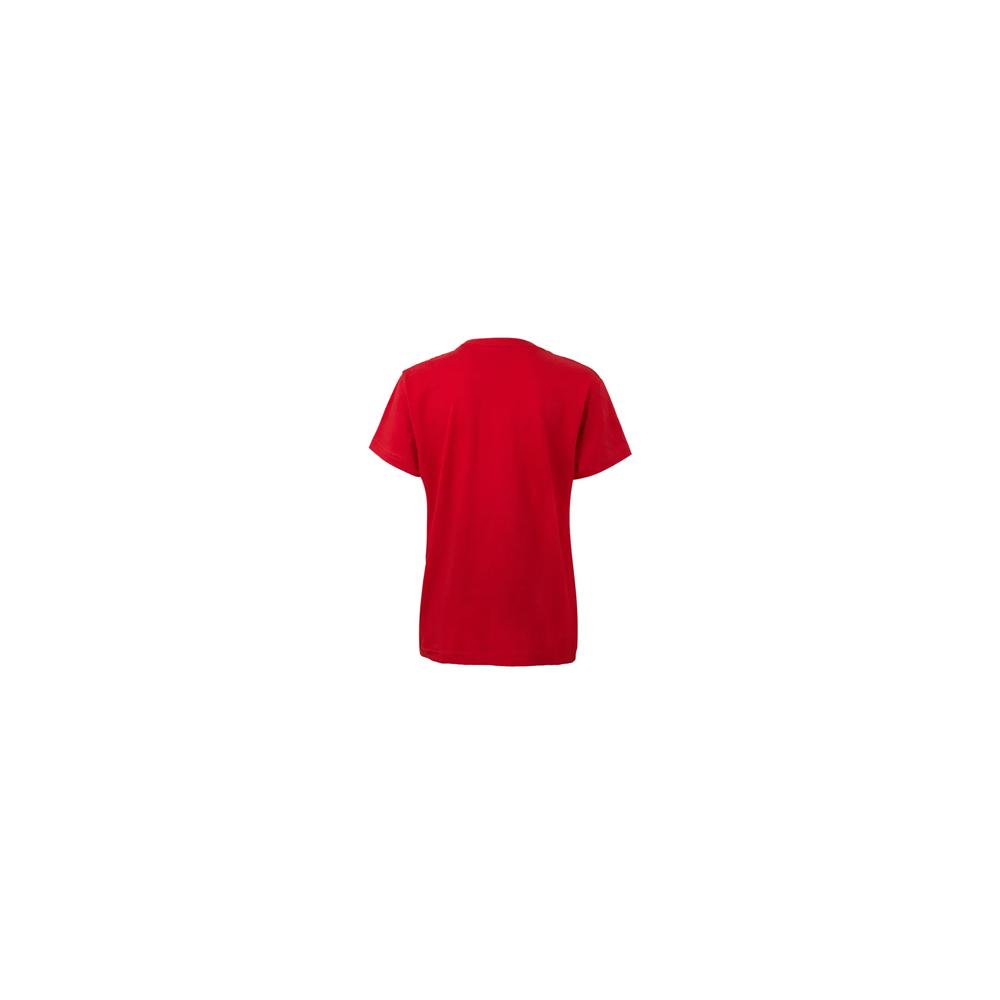 T-Shirt Criança Algodão 155g Vermelho Tamanho 3/4 Pack 2un