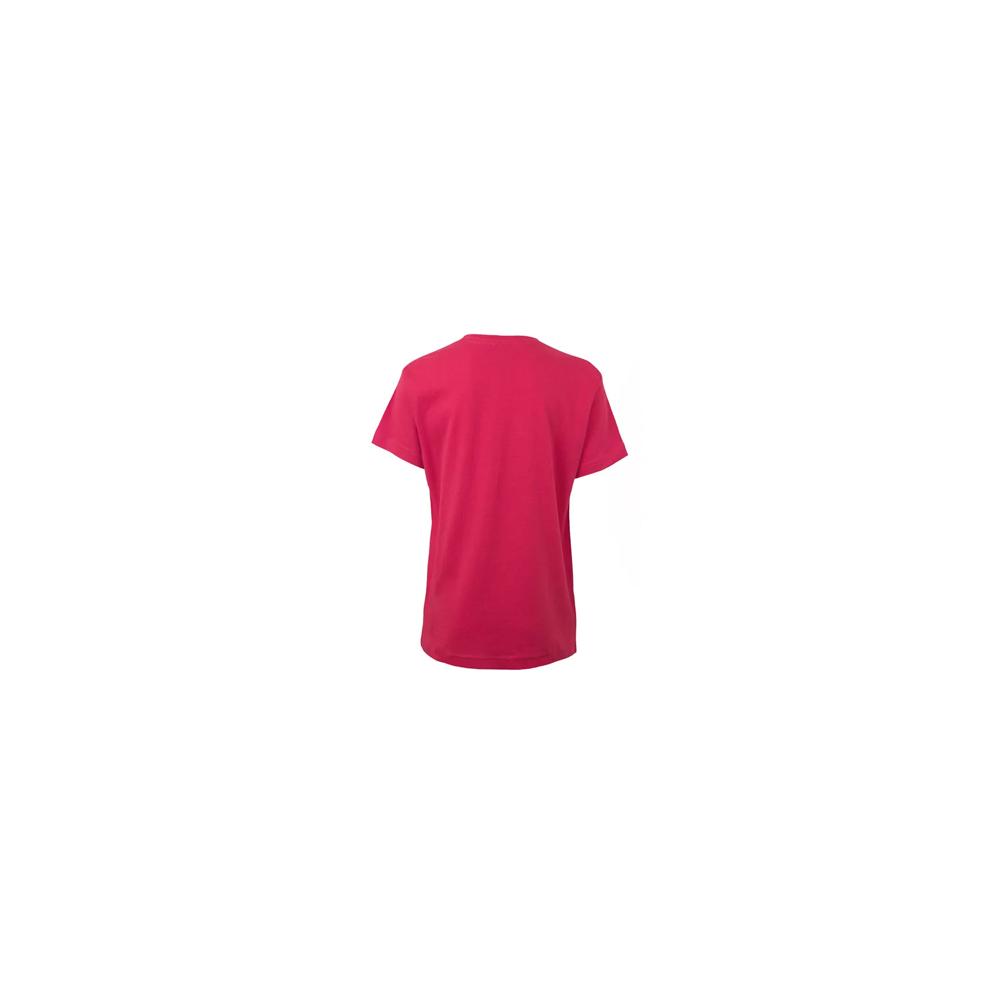 T-Shirt Criança Algodão 155g Rosa Forte Tamanho 3/4 Pack2