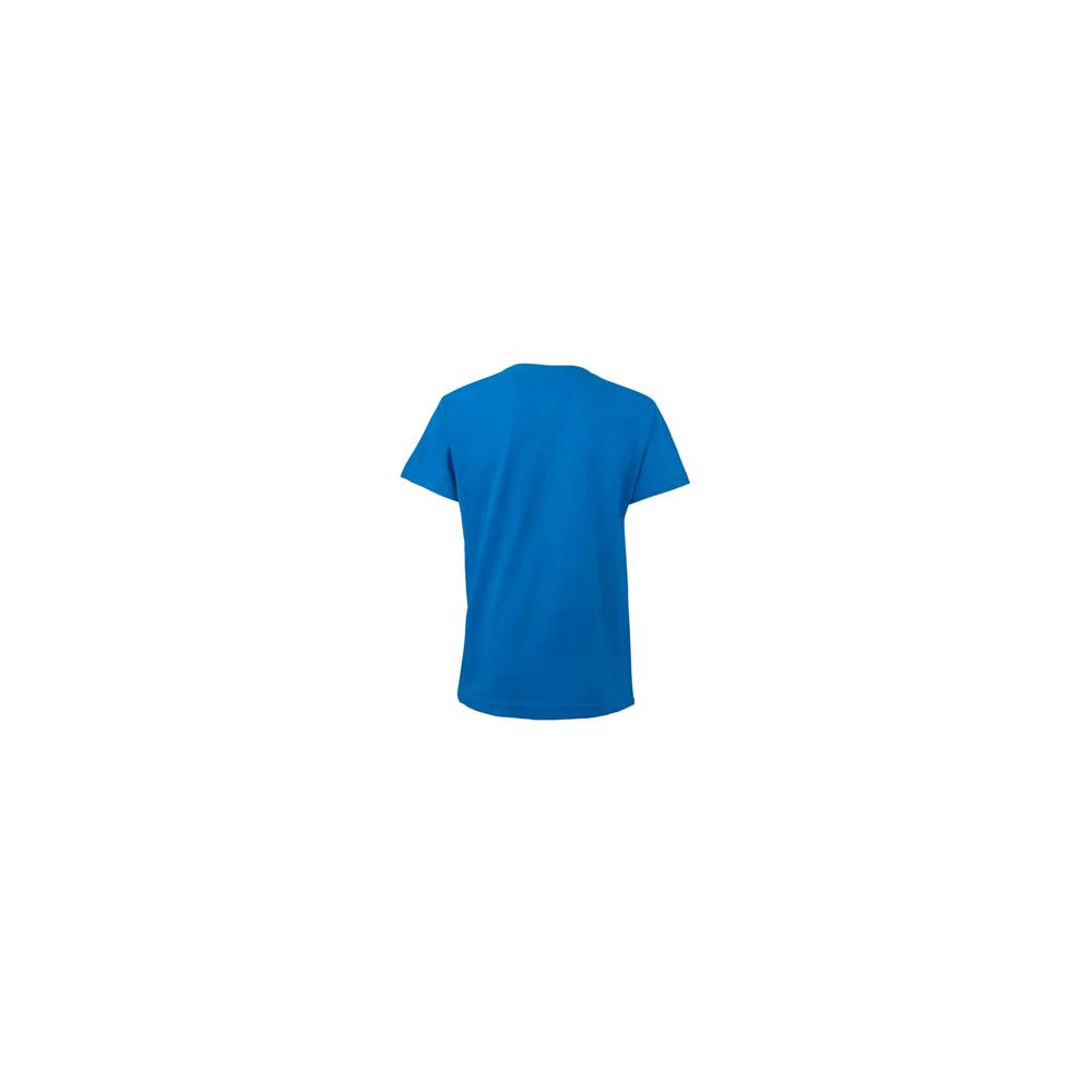 T-Shirt Criança Algodão 155g Azul Turquesa Tam 9/11 Pack2