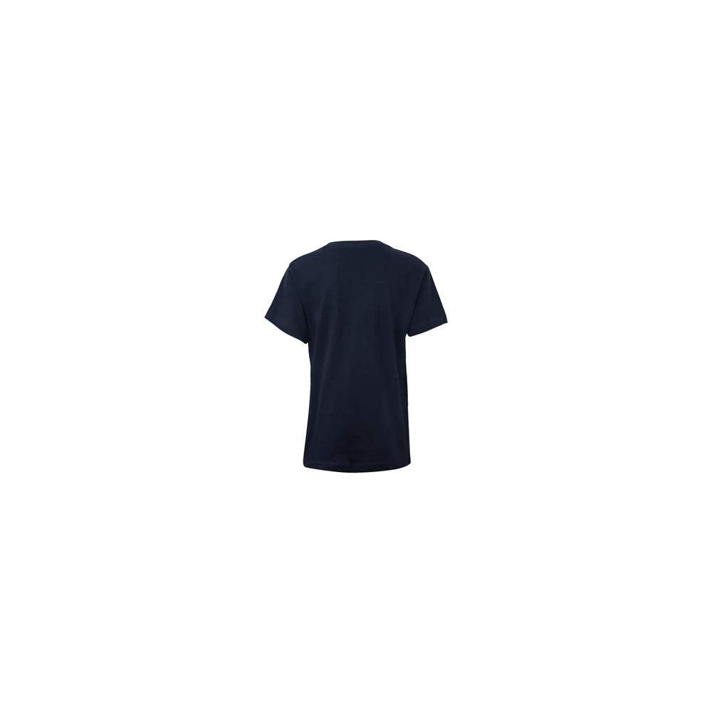 T-Shirt Criança Algodão 155g Azul Navy Tamanho 12/14 Pack2