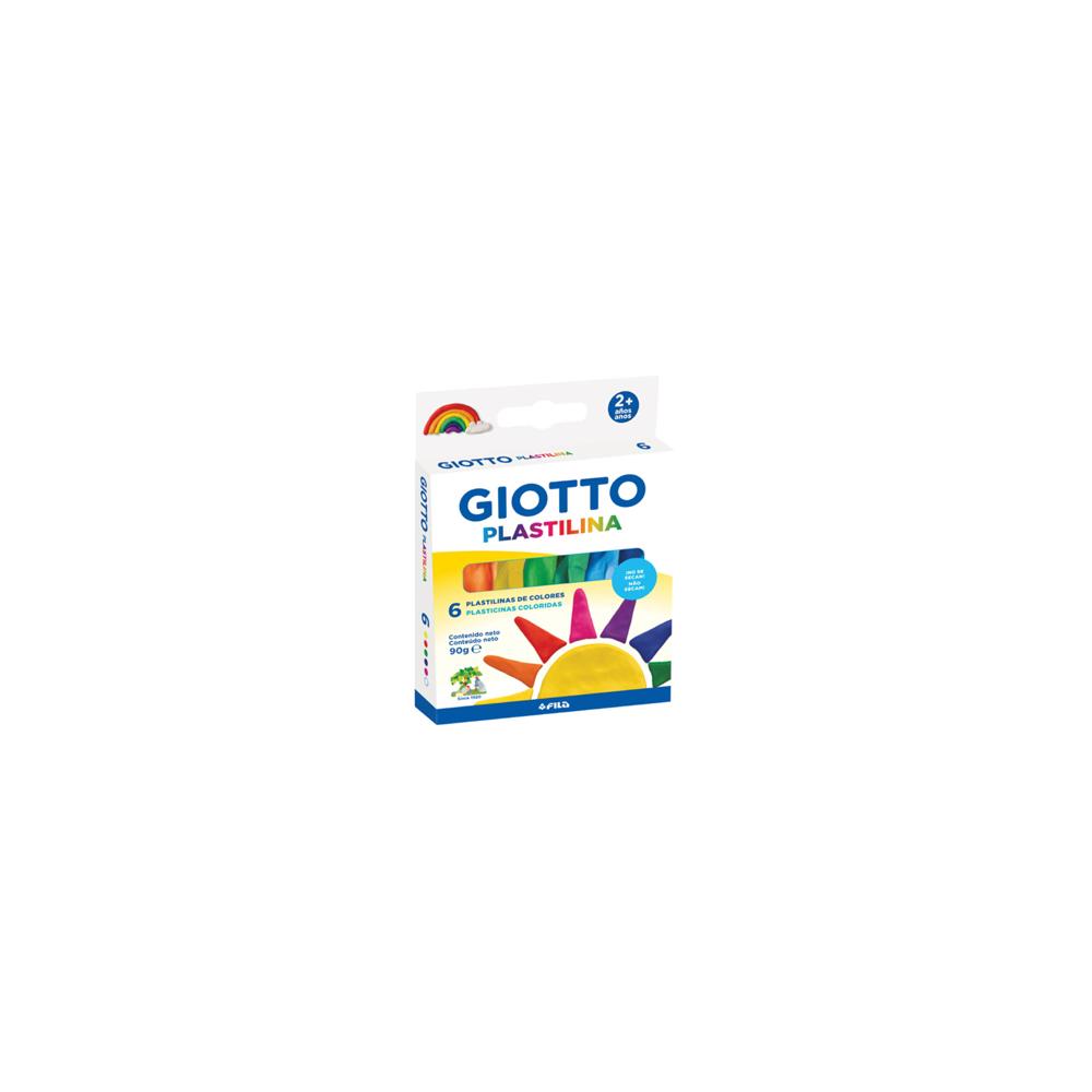 Plasticina 6 Cores Giotto 90g