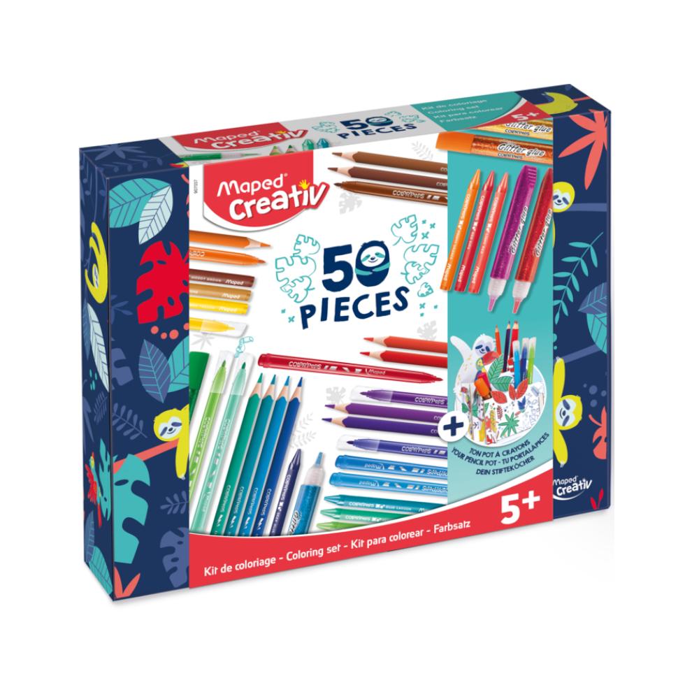 Kit Colorir 50 Peças