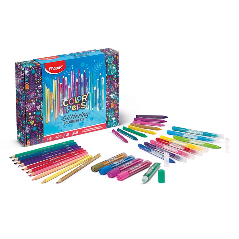 Kit Pintura Color Peps Glitter 31 Peças
