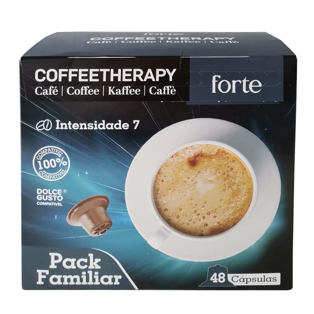 Café Cápsulas p/DG CoffeeTherapy Forte 48un