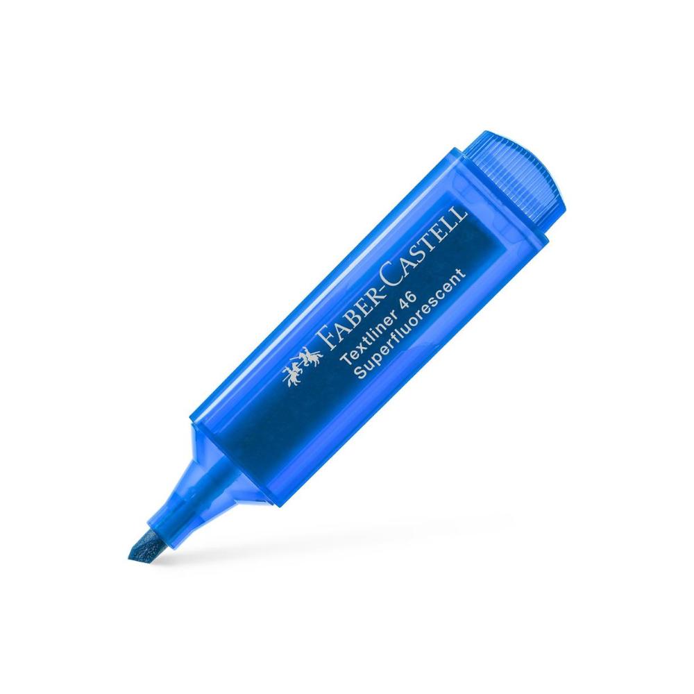 Marcador Fluorescente Azul Textliner 46 Faber 10un