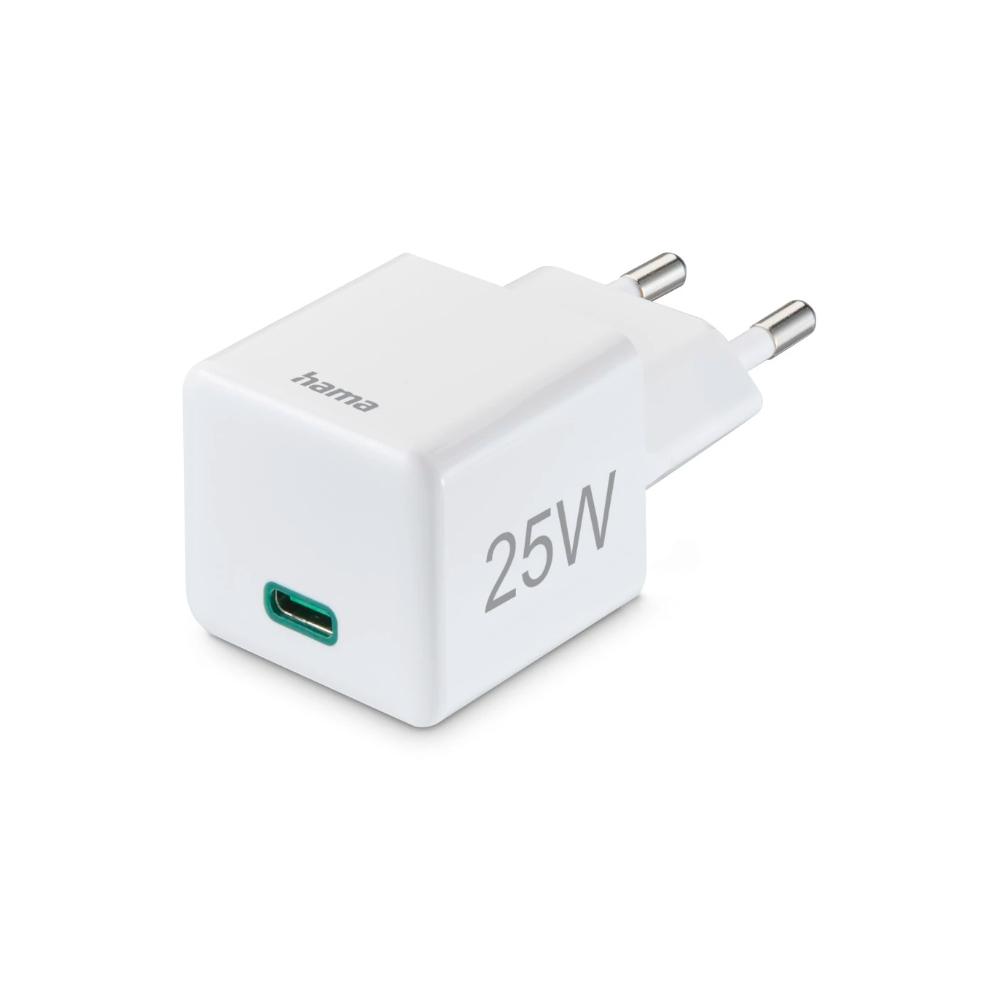 Carregador USB-C PD/QC 25W Rápido Mini-charger Branco