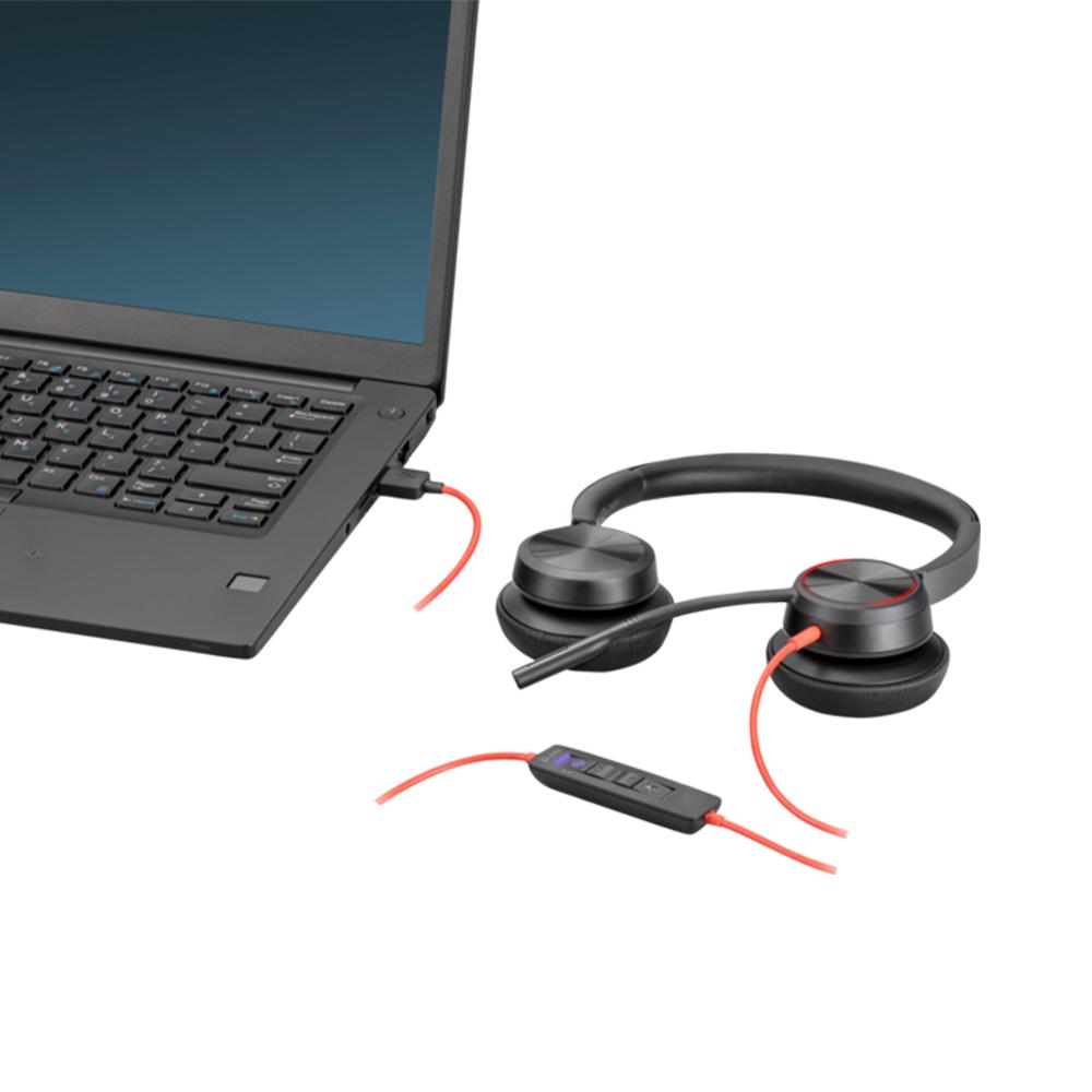 Headset Poly USB-C Headset +USB-C/A Adaptador