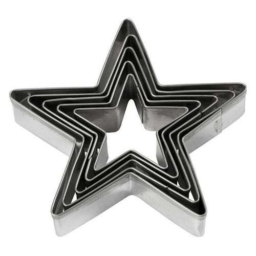Moldes Metálicos - Conj. 5 Estrelas